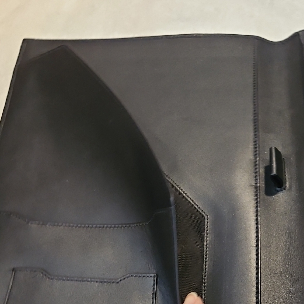 Coach Black Leather Document Folio - image 8